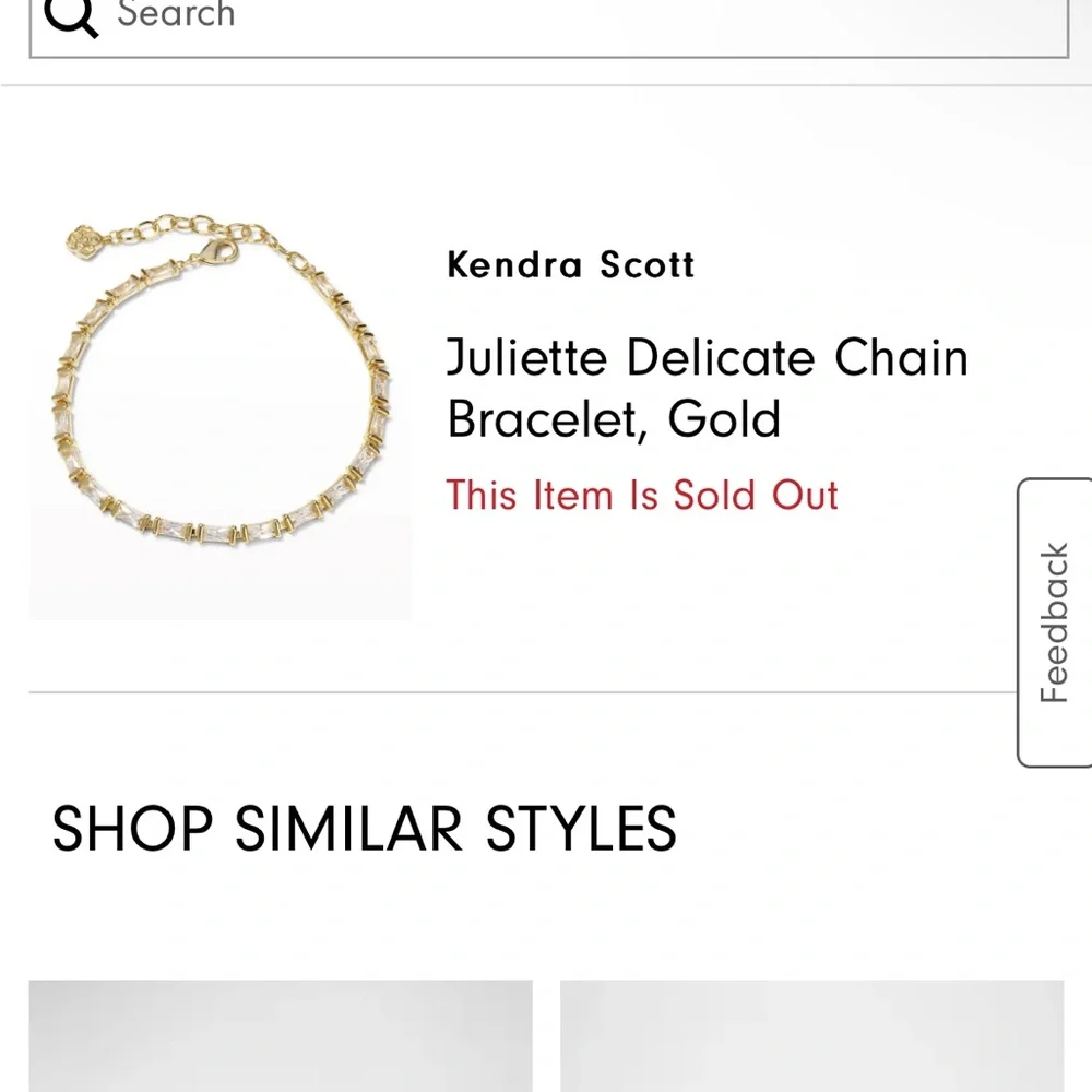 Kendra Scott Juliette Delicate Gold Bracelet - Picture 5 of 5